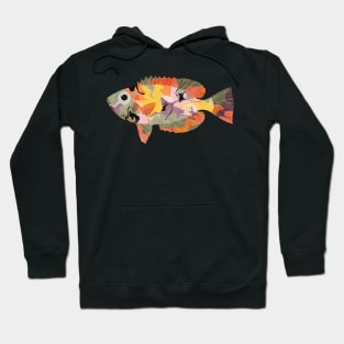 Colorful fish Hoodie